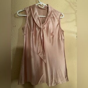 Satin Light Pink Top